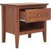 SAFAVIEH Home Collection Sondra Distressed Black/Gold 2-Drawer Nightstand(Walnut/Gold)