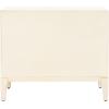 SAFAVIEH Home Collection Sula Antique White 2-Door 2-Shelf Storage Living Room Bedroom Chest (Fully Assembled)