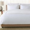SAFAVIEH Home Hotel Collection Duvet Cover Set – 300TC 100% Cotton Percale, 3-Piece, Golden Taupe & White, Full/Queen – Includes 1 Duvet Cover & 2 Pillow Shams (DVT1001A-Q)(Golden Taupe/White)