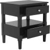 SAFAVIEH Jenson Night Stand, 0, Black(Black)