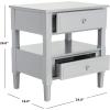 SAFAVIEH Jenson Night Stand, 0, Black(Grey)