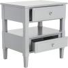 SAFAVIEH Jenson Night Stand, 0, Black(Grey)