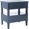 SAFAVIEH Jenson Night Stand, 0, Black(Navy)
