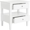SAFAVIEH Jenson Night Stand, 0, Black(White)