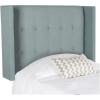 SAFAVIEH Mercer Collection Damon Sky Blue Winged Headboard, Full(Blue)