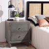 Safavieh American Homes Collection Blaise Steel Teal Accent Table(Ash Grey)
