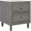 Safavieh American Homes Collection Blaise Steel Teal Accent Table(Ash Grey)