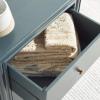 Safavieh American Homes Collection Blaise Steel Teal Accent Table(Dark Teal)