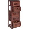 Safavieh American Homes Collection Sarina Cherry 5-Drawer Cabinet(Dark Cherry)