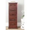 Safavieh American Homes Collection Sarina Cherry 5-Drawer Cabinet(Dark Cherry)