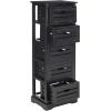 Safavieh American Homes Collection Sarina Cherry 5-Drawer Cabinet(Distressed Black)