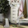 Safavieh American Homes Collection Sarina Cherry 5-Drawer Cabinet(Distressed Cream)