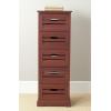 Safavieh American Homes Collection Sarina Cherry 5-Drawer Cabinet(Red)