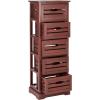Safavieh American Homes Collection Sarina Cherry 5-Drawer Cabinet(Red)