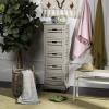 Safavieh American Homes Collection Sarina Cherry 5-Drawer Cabinet(Vintage Grey)