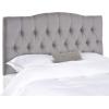 Safavieh Home Axel Modern Buckwheat Tufted Headboard, King(Artic Grey)
