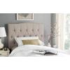 Safavieh Home Axel Modern Buckwheat Tufted Headboard, King(Artic Grey)