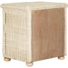 Safavieh Home Collection Adira Natural White Wash Wicker 1-Drawer Nightstand, Normal (SEA8002A)