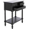 Safavieh Home Collection Athena Black 3-Drawer Console Table(Black)