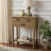 Safavieh Home Collection Athena Black 3-Drawer Console Table(Desert Brown)