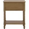Safavieh Home Collection Athena Black 3-Drawer Console Table(Desert Brown)