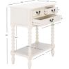 Safavieh Home Collection Athena Black 3-Drawer Console Table(Distressed White)