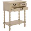 Safavieh Home Collection Athena Black 3-Drawer Console Table(Sand)