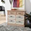 Safavieh Home Collection Briar Brown and Sand 6 Removable Drawer Storage Chest(Sand / Distressed White)
