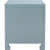 Safavieh Home Collection Dave Black and Natural Rattan 1-Drawer 1-Door Nightstand(Blue Grey / Natural)