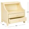 Safavieh Home Collection Ellie 2 Drawer Nightstand, White