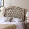 Safavieh Home Collection Gabriella Antique Grey Wicker Headboard, Queen(Antique / Grey)