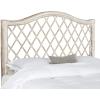 Safavieh Home Collection Gabriella Antique Grey Wicker Headboard, Queen(Antique / Grey)
