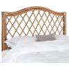 Safavieh Home Collection Gabriella Antique Grey Wicker Headboard, Queen(Brown / Multi)