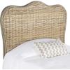 Safavieh Home Collection Imelda White Washed Headboard (Queen)(Gray)