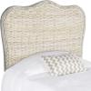 Safavieh Home Collection Imelda White Washed Headboard (Queen)(White Washed)