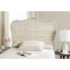 Safavieh Home Collection Imelda White Washed Headboard (Queen)(White Washed)