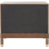 Safavieh Home Collection Lorna 3 Drawer Contemporary Night Stand Nightstand, Black(Natural)