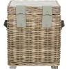 Safavieh Home Collection Merlie White Rattan Trunk