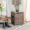 Safavieh Home Collection Merlie White Rattan Trunk