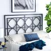 Safavieh Home Collection Silva Antique Iron Headboard, Full(Antique Iron)