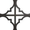 Safavieh Home Collection Silva Antique Iron Headboard, Full(Gunmetal)