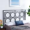 Safavieh Home Collection Silva Antique Iron Headboard, Full(Gunmetal)