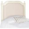 Safavieh Home Collection Tufted Linen Rustic Antique Beige Headboard (Twin)(Beige / Antique Beige)