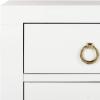 Safavieh Home Dion White and Gold 3-drawer Chest(White / Gold)