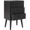 Safavieh Home Pomona Modern Black 3-drawer Chest(Black)