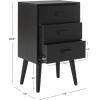 Safavieh Home Pomona Modern Black 3-drawer Chest(Black)