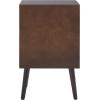 Safavieh Home Pomona Modern Black 3-drawer Chest(Dark Chocolate)