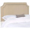 Safavieh Mercer Collection Shayne Yellow Wheat Pale Blue Headboard (Queen)(Hemp – Silver Nailheads)