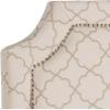 Safavieh Mercer Collection Shayne Yellow Wheat Pale Blue Headboard (Queen)(Pink/Beige)
