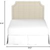 Safavieh Mercer Collection Shayne Yellow Wheat Pale Blue Headboard (Queen)(Wheat / Pale Blue)